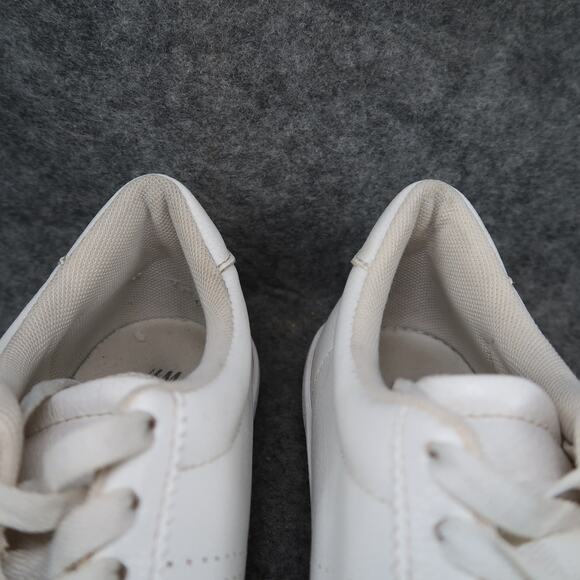 H&M Shoes Womens 6 Casual Sneakers Lifestyle White Trainer Lace Up Fashion Comfy - Picture 4 of 15